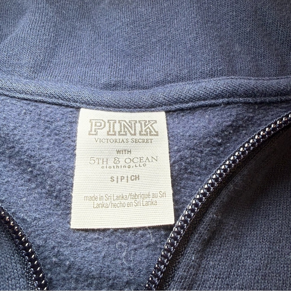 Victoria's Secret PINK collegiate half-zip sweatshirt FIU - Picture 4 of 4